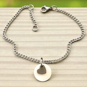 🆕Heart on Fresh Water Shell Ankle Bracelet